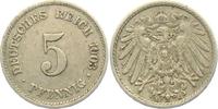 Kaiserreich 5 Pfennig 5 Pfennig - großer Adler -