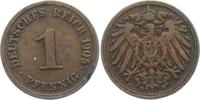 Kaiserreich 1 Pfennig 1 Pfennig - großer Adler -
