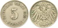 Kaiserreich 5 Pfennig 5 Pfennig - großer Adler -