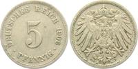 Kaiserreich 5 Pfennig 5 Pfennig - großer Adler -