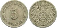 Kaiserreich 5 Pfennig 5 Pfennig - großer Adler -