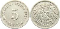 Kaiserreich 5 Pfennig 5 Pfennig - großer Adler -