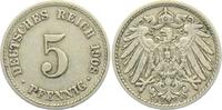 Kaiserreich 5 Pfennig 5 Pfennig - großer Adler -