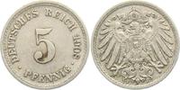 Kaiserreich 5 Pfennig 5 Pfennig - großer Adler -