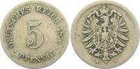Kaiserreich 5 Pfennig 5 Pfennig - kleiner Adler -