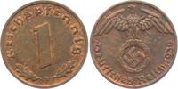 Drittes Reich 1 Reichspfennig 1 Reichspfennig - mit Hakenkreuz -