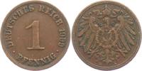 Kaiserreich 1 Pfennig 1 Pfennig - großer Adler -