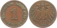 Kaiserreich 1 Pfennig 1 Pfennig - großer Adler -