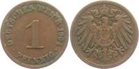 Kaiserreich 1 Pfennig 1 Pfennig - großer Adler -