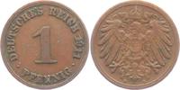 Kaiserreich 1 Pfennig 1 Pfennig - großer Adler -