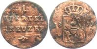 Würzburg 1/4 Kreuzer Großherzogtum Ferdinand von Österreich (1806 - 1814) -