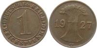 Drittes Reich 1 Reichspfennig 1 Reichspfennig - Ährenbündel -