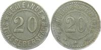 20 Pfennig ohne Jahr Strassebersbach Notgeld der Gemeinde Strassebersbach - 20 Pfennig ss-vz