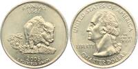USA 1/4 Dollar Büffel - Kansas -