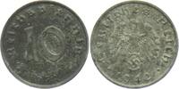 Drittes Reich 10 Reichspfennig 10 Reichspfennig - mit Hakenkreuz -