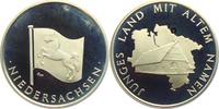 Niedersachsen Silbermedaille Bundesländer Serie - Niedersachsen - Junges Land mit altem Namen -