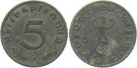 Drittes Reich 5 Reichspfennig 5 Reichspfennig - mit Hakenkreuz -