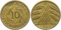 Drittes Reich 10 Reichspfennig 10 Reichspfennig - Ähren -