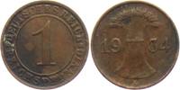 Drittes Reich 1 Reichspfennig 1 Reichspfennig - Ähren -