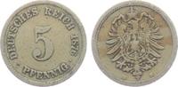 Kaiserreich 5 Pfennig 5 Pfennig - kleiner Adler -