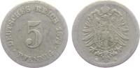 Kaiserreich 5 Pfennig 5 Pfennig - kleiner Adler -