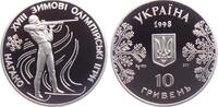 Ukraine 10 Hryven Olympische Spiele 1998 in Nagano - Biathlon -