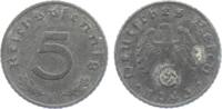 Drittes Reich 5 Reichspfennig 5 Reichspfennig - mit Hakenkreuz -