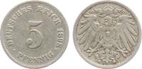 Kaiserreich 5 Pfennig 5 Pfennig - großer Adler -