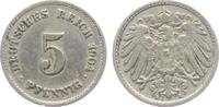 Kaiserreich 5 Pfennig 5 Pfennig - großer Adler -