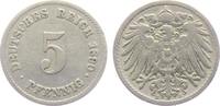 Kaiserreich 5 Pfennig 5 Pfennig - großer Adler -
