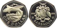Barbados 1 Dollar Fliegender Fisch - Meerestiere - Meeresfauna -