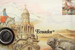 Ecuador 1 Sucre auf Numisbrief Numisbrief Ecuador - Anden - Echse - Gauchos - Gebäude -