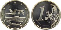 1 Euro 2000 Finnland 1 Euro - Wildgänse - Vögel PP - in Kapsel
