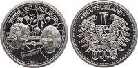 Deutschland - BRD Silbermedaille Geschwister Sophie & Hans Scholl - mit MDM-Echtheitszertifikat -