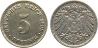 Kaiserreich 5 Pfennig 5 Pfennig - großer Adler -