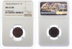 Weimarer Republik 1 Rentenpfennig in Slab 1 Rentenpfennig -
