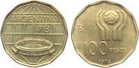 Argentinien 100 Pesos Fußball EM 1978 in Argentinien - Stadion -
