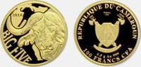 Kamerun 100 Francs Büffel - Big Five -