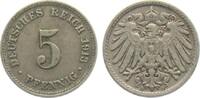 Kaiserreich 5 Pfennig 5 Pfennig - großer Adler -