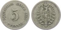Kaiserreich 5 Pfennig 5 Pfennig - kleiner Adler -