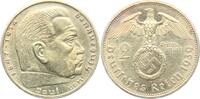 Drittes Reich 2 Reichsmark Hindenburg -
