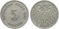 Kaiserreich 5 Pfennig 5 Pfennig - großer Adler -