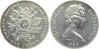 Isle of Man 1 Crown Olympische Spiele 1980 in Moskau - verschiedene Sommersportarten -