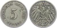 Kaiserreich 5 Pfennig 5 Pfennig - großer Adler -