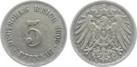 Kaiserreich 5 Pfennig 5 Pfennig - großer Adler -