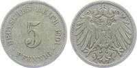 Kaiserreich 5 Pfennig 5 Pfennig - großer Adler -