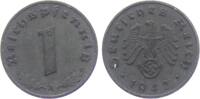 Drittes Reich 1 Reichspfennig 1 Reichspfennig - mit Hakenkreuz -