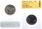 USA 25 Cents 2006 D Colorado st / Slab MS70