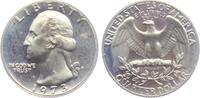 USA 1/4 Dollar - Quarter 1973 S Quarter - Washington FB