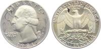 USA 1/4 Dollar - Quarter 1981 S Quarter - Washington FB